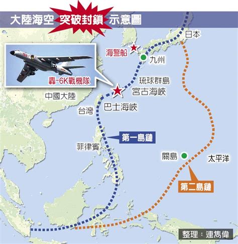 共軍13天3次穿越第一島鏈 兩岸要聞 中國時報