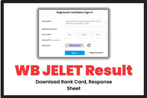 Wbjee Jelet End Result 2023 Test Rank Card Response Sheet Cgimilan