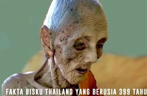 Sempat Viral Luang Pho Yai Biksu Thailand Fisik Menyerupai Mumi Heboh