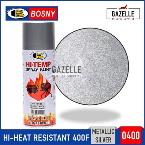 Bosny High Heat Hi Temp High Temp Resistant 1200 F Spray Paint 4 Colors