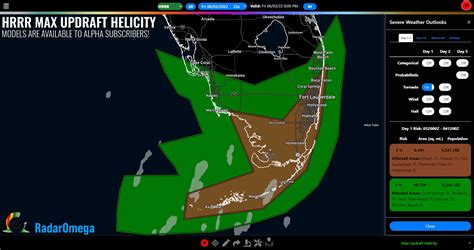 RadarOmega On Twitter Extreme Southern Florida Is Under A 5 Tornado