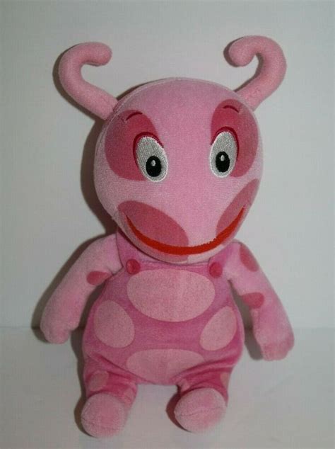 Backyardigans Pink Uniqua 8 Plush Stuffed Animal Soft Toy Nick Jr