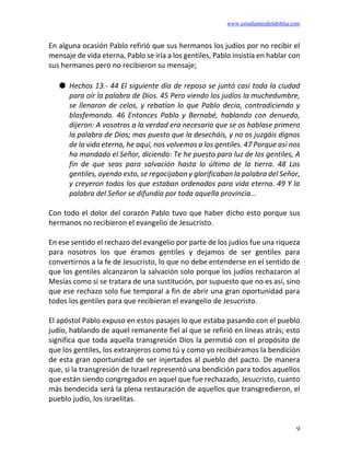 Romanos 11 1 14 salvación a los gentiles 1ª parte PDF