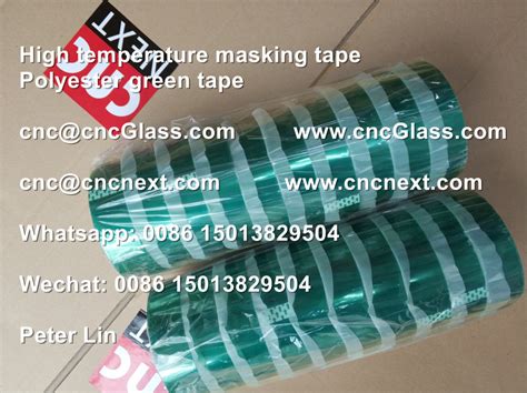 Green Tape With Polyester Film And Blended Silicone And Rubber Adhesive