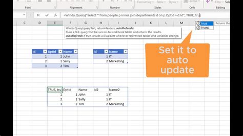 Query Function For Excel YouTube