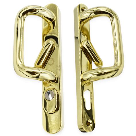 Hoppe High Security Quality Pas 24 Upvc Sliding Patio Door Handle Gold