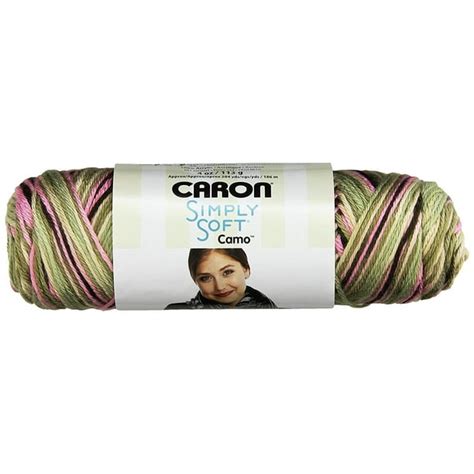 Caron Simply Soft Camo 3 113g Pink Camo