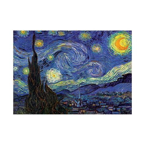 Vincent Van Gogh The Starry Night Jigsaw Puzzle 1000 Pcs Walmart