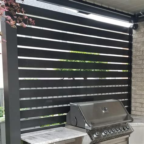 Aluminum Semi Privacy Horizontal Fence Panels Aluminum Fence Panels