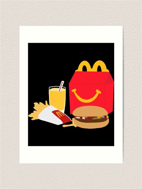 "McDonald’s happy meal Classic " Art Print for Sale by bradenkozielh | Redbubble