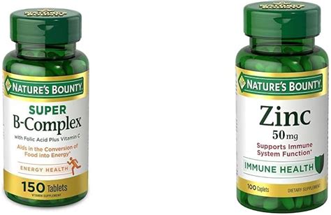 Natures Bounty Super B Complex With Vitamin C And Folic Acid