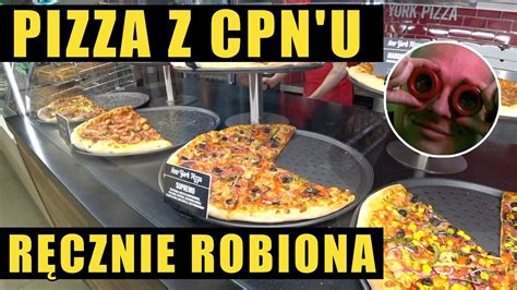 Ręcznie robiona pizza ze stacji benzynowej Sbarro New York Pizza