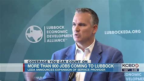 Leda Announces More Than Jobs Coming To Lubbock Youtube