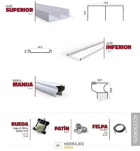 Kit Frente De Placard Grupo Euro Sistema Classic M Hojas En Venta En