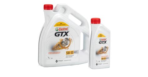 Set Ulei Motor Castrol GTX 5W 30 RN17 ACEA C3 Renault 5L 15CC30 Ulei