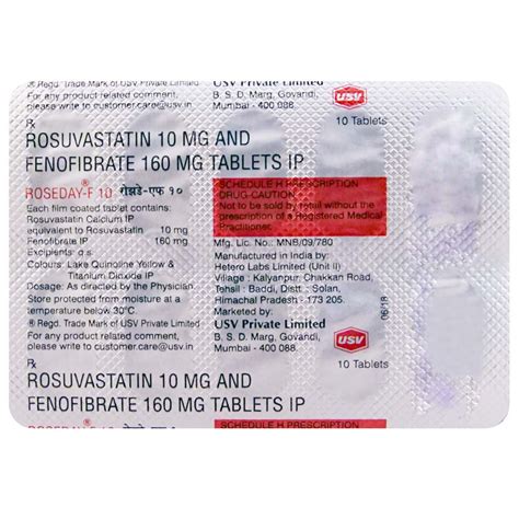 Roseday F 10 Tablet 10s Price Uses Side Effects Composition