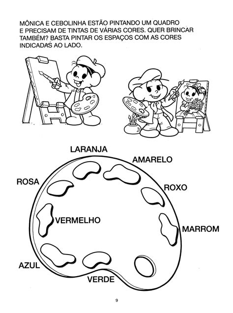 Atividade De Cores Primárias E Secundárias Librain