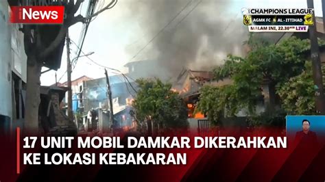 Tujuh Bangunan Di Permukiman Padat Penduduk Ludes Dilalap Si Jago Merah