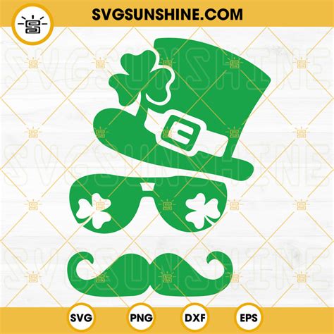 Leprechaun Hat Svg St Patricks Hat Svg Lucky Hat Svg Shamrock Hat