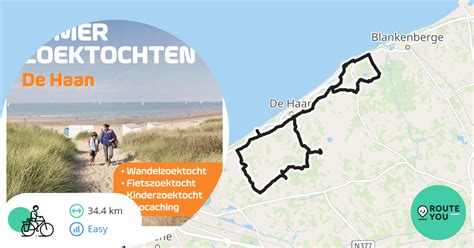 Fietszoektocht De Haan 2024 Gezinssport Vlaanderen Recreatieve