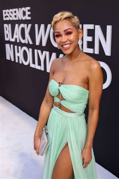 Meagan Good Wears Mint Dress At Essence Black Women In Hollywood 2023