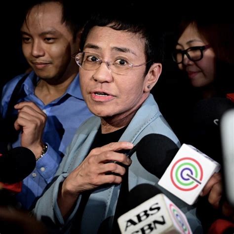 Philippine Journalist Maria Ressa A Leading Critic Of Rodrigo Duterte