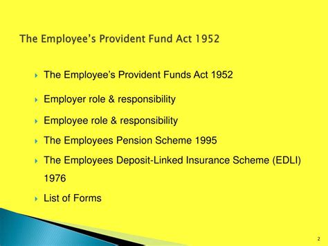 Ppt The Employees Profident Fund Act 1952 Powerpoint Presentation
