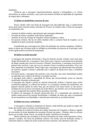 2 Efeitos Da Massoterapia PDF