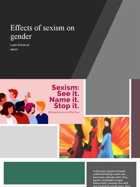 Effects Of Sexism On Gender Pdf