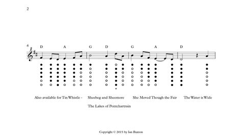 Down By The Sally Gardens On Tin Whistle With Chords Arranged By Ian Buxton Youtube