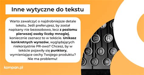 Brief dla Copywritera co powinien zawierać Kompan pl