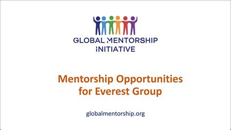 Global Mentorship Initiative For Everest Group On Vimeo