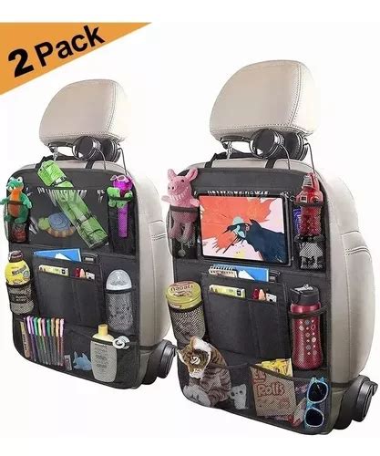 Organizador Para Asiento Trasero Auto Coche Mesa Bolsa 2 Pzs MercadoLibre