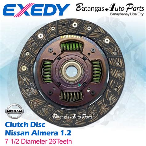 Exedy Clutch Disc Nissan Almera Genuine Exedy Shopee Philippines