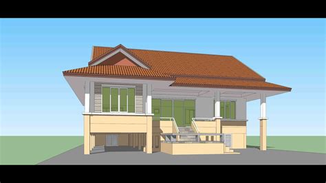 Sketchup Create Modern Small House Model Tutorial Basic