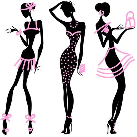 Fashion Girls Illustration Vector Set Eps Uidownload