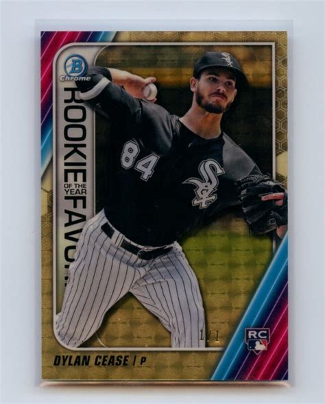 2020 Bowman Chrome Superfractor RC Dylan Cease 1 1 Padres White Sox