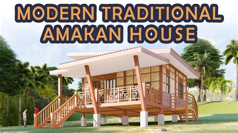 LOW BUDGET HOUSE: Modern Amakan House Design - YouTube