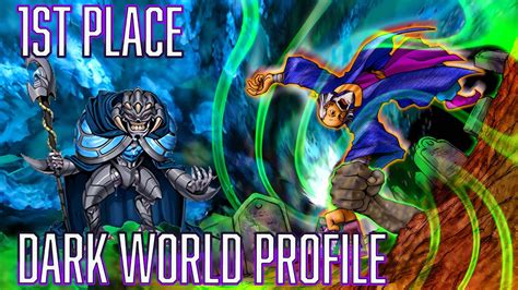 YUGIOH 1ST PLACE Dark World Deck Profile YouTube