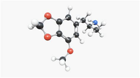 Mmda Molecule With Pbr K K D Turbosquid