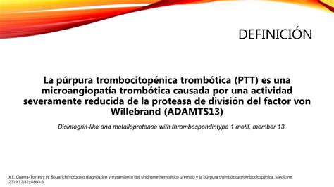 Purpura Trombocitopenica Trombotica Ppt