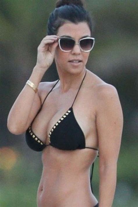 Kourtney Kardashian Black Bikini Pics Nudebase