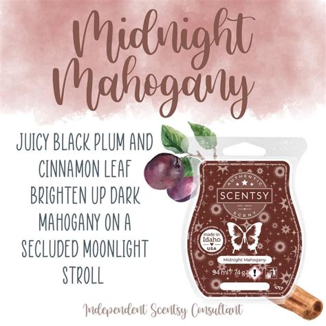 Midnight Mahogany Scentsy Bar Scentsy Scentsy Wax Bars Scentsy Bars