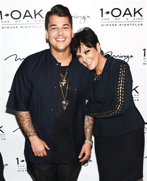 Kris Jenner Celebrates Rob Kardashians Birthday With Throwback Pics Us Weekly