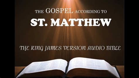 The Book Of Matthew King James Version Kjv Audio Bible W Ocean