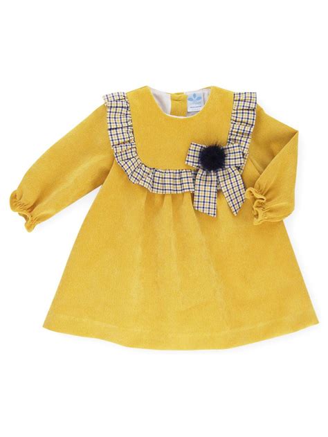 Sardon Spanish Winter Cord Dress Mustard 22ab 46 Audrey Mansell