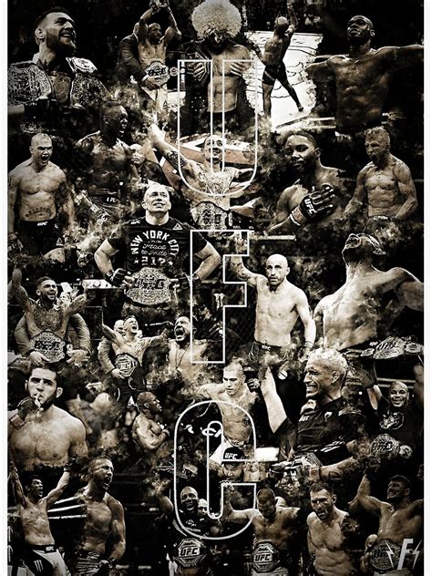 "THE UFC" Poster for Sale by FalconMMA | Redbubble