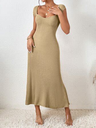 Shop Sweater Knit Dresses Trendy Fashion Shein Usa