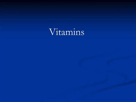 Ppt Vitamins Powerpoint Presentation Free Download Id1588938