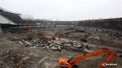 Demolition of Yankee Stadium and construction the Heritage Field in its ...